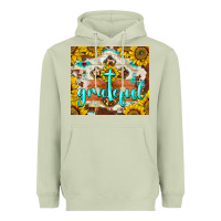 Matcha grateful cross Heavyweight Hoodie - BarkalooDesign