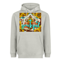 Moon Dust grateful cross Heavyweight Hoodie - BarkalooDesign