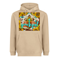Mushroom grateful cross Heavyweight Hoodie - BarkalooDesign