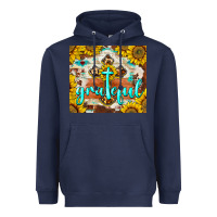 Navy grateful cross Heavyweight Hoodie - BarkalooDesign