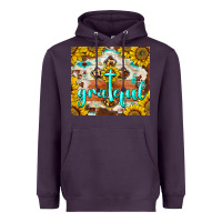 Plum grateful cross Heavyweight Hoodie - BarkalooDesign
