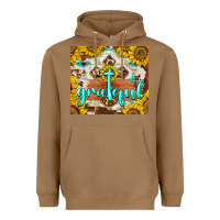 Toasted Coconut grateful cross Heavyweight Hoodie - BarkalooDesign