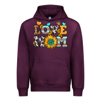 Mauve Wine love mom Urban Hoodie - LillyAllenDesigns