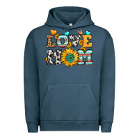 Pigment Midnight Navy love mom Urban Hoodie - LillyAllenDesigns