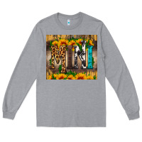 Heather Grey mini tumbler Long Sleeve Tee - HRA Design Shop