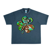 Midnight Navy western shamrock Urban Heavy Tee - RanaPortraitStore
