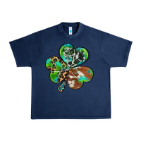 Navy western shamrock Urban Heavy Tee - RanaPortraitStore