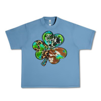 Pebble Blue western shamrock Urban Heavy Tee - RanaPortraitStore