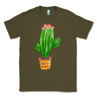 Army Green mexican cactus Classic Tee - FaDigitalArtStudio