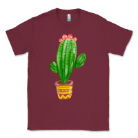 Burgundy mexican cactus Classic Tee - FaDigitalArtStudio