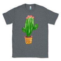 Charcoal Heather mexican cactus Classic Tee - FaDigitalArtStudio