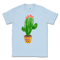 Dusty Blue mexican cactus Classic Tee - FaDigitalArtStudio