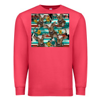 Cardinal western horseshoe sunflower brown cow Premium Sweatshirt - BarkalooDesign