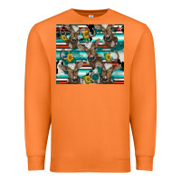 Carrot western horseshoe sunflower brown cow Premium Sweatshirt - BarkalooDesign