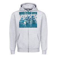 Heather Grey hello winter Zipper Hoodie - JahusDesignShop