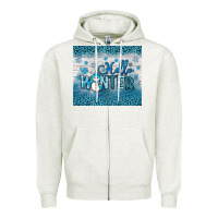 Oatmeal Heather hello winter Zipper Hoodie - JahusDesignShop