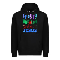 Black dance like frosty shine like rudolph Premium Hoodie - MaliasSmallBusiness