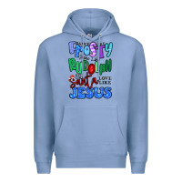 Colony Blue dance like frosty shine like rudolph Premium Hoodie - MaliasSmallBusiness