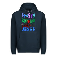 Navy dance like frosty shine like rudolph Premium Hoodie - MaliasSmallBusiness