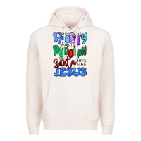 Pale Pink dance like frosty shine like rudolph Premium Hoodie - MaliasSmallBusiness