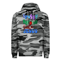 Slate Camo dance like frosty shine like rudolph Premium Hoodie - MaliasSmallBusiness