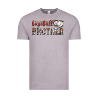 Vintage Zinc baseball brother with leopard Vintage Tee - texasbilliewilder