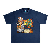 Navy it's fall y'all gnome Urban Heavy Tee - BarkalooDesign