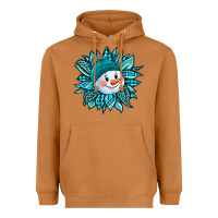 Meerkat cute snowman winter sunflower Heavyweight Hoodie - Jasminsmagicworld