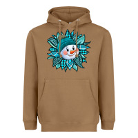 Toasted Coconut cute snowman winter sunflower Heavyweight Hoodie - Jasminsmagicworld
