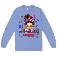 Colony Blue All American mama Long Sleeve Tee - Neo Western
