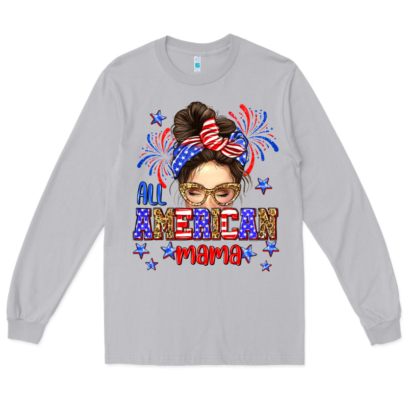 All American Mama Long Sleeve Tee by Neo Western | Teevron