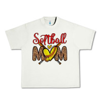 Pistachio softball mom Urban Heavy Tee - Zillion Design Studio