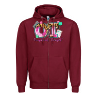 Burgundy ot occupational therapist Zipper Hoodie - AdoDesignShop