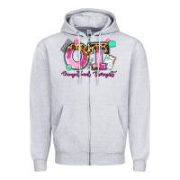 Heather Grey ot occupational therapist Zipper Hoodie - AdoDesignShop
