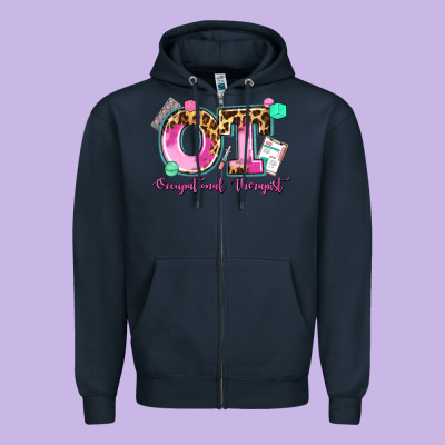 Ot Occupational Therapist Zipper Hoodie Designed By Adodesignshop