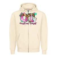 Sandshell ot occupational therapist Zipper Hoodie - AdoDesignShop