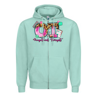 Seafoam ot occupational therapist Zipper Hoodie - AdoDesignShop