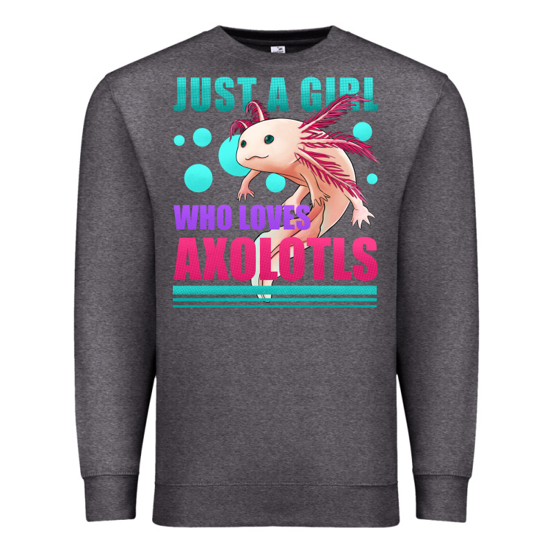 Just A Girl Who Loves Axolotls Premium Sweatshirt by Jasminsmagicworld | Teevron