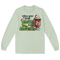 Matcha when your  dead insıde but is christmas Long Sleeve Tee - CowhideDigitalArt