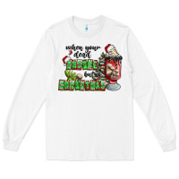 White when your  dead insıde but is christmas Long Sleeve Tee - CowhideDigitalArt
