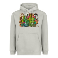 Moon Dust watercolor cactus western background Heavyweight Hoodie - BarkalooDesign