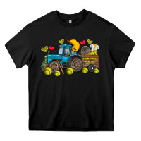 Black softball tractor Heavy Core Tee - SublimationCraftShop