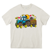 Cream softball tractor Heavy Core Tee - SublimationCraftShop