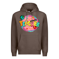Coffee teacher Premium Hoodie - NancyCooperArtShop