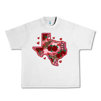 Lunar Rock valentine' s day texas map with roses Urban Heavy Tee - RanaPortraitStore