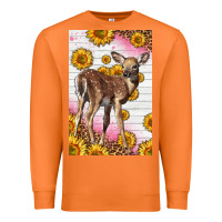 Carrot Western Cute Baby Deer Fawn Premium Sweatshirt - LillyAllenDesigns