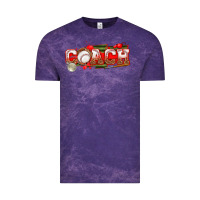 Cloud Purple baseball coach Vintage Tee - texasbilliewilder