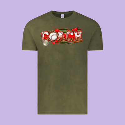 Vintage Tee baseball coach