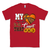 Red my heart is on that court Classic Tee - HRA Design Shop