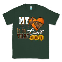 Sports Green my heart is on that court Classic Tee - HRA Design Shop